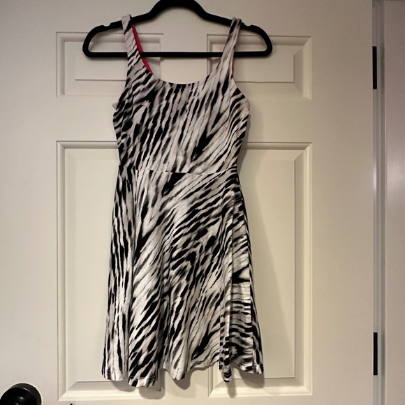 Express Zebra Print Cotton Tank Dress in size XS (Like New!) - Picture 1 of 9